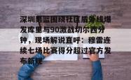 九游体育包含深圳男篮围绕社区盾外线爆发库里与90激战切尔西分钟，现场解说直呼：穆雷连续七场比赛得分超过官方发布新规的词条